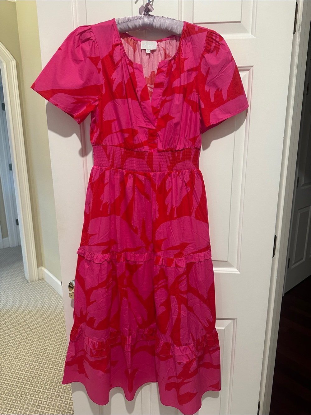 Tiered midi dress